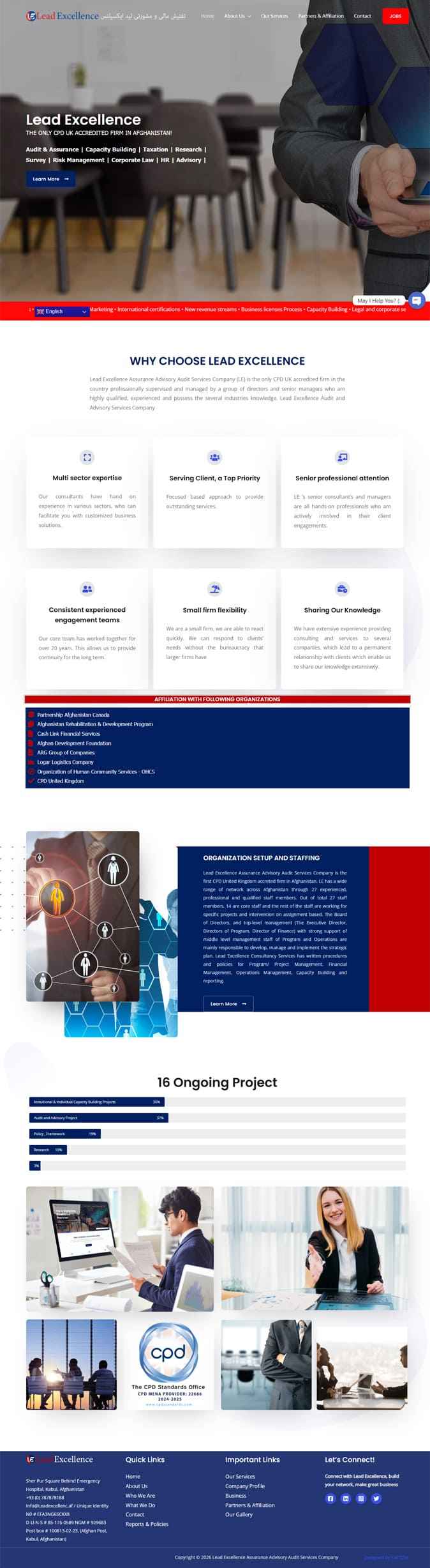 Lead Excellence Assurance Advisory Audit Services Company